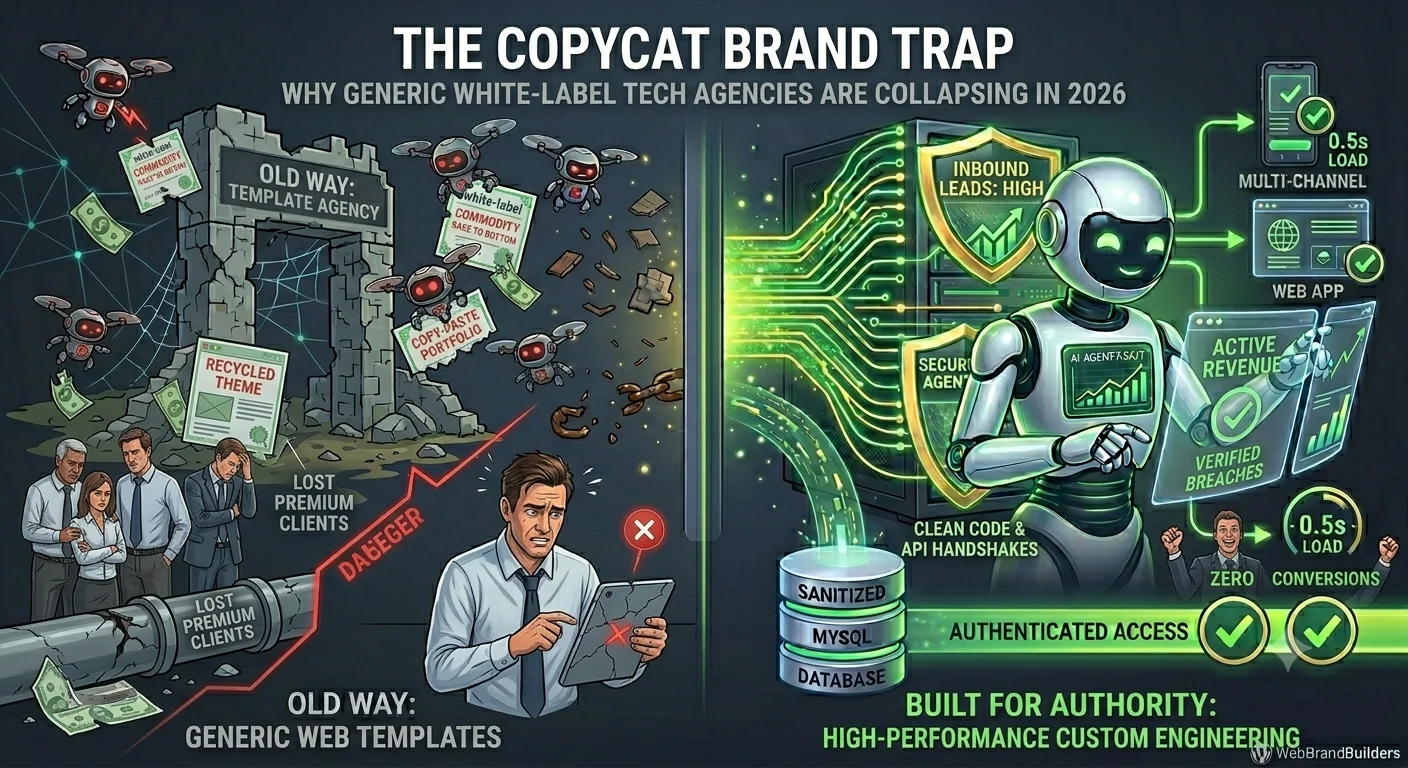 The Copycat Brand Trap: Why Generic White-Label Tech Agencies are Collapsing in 2026
