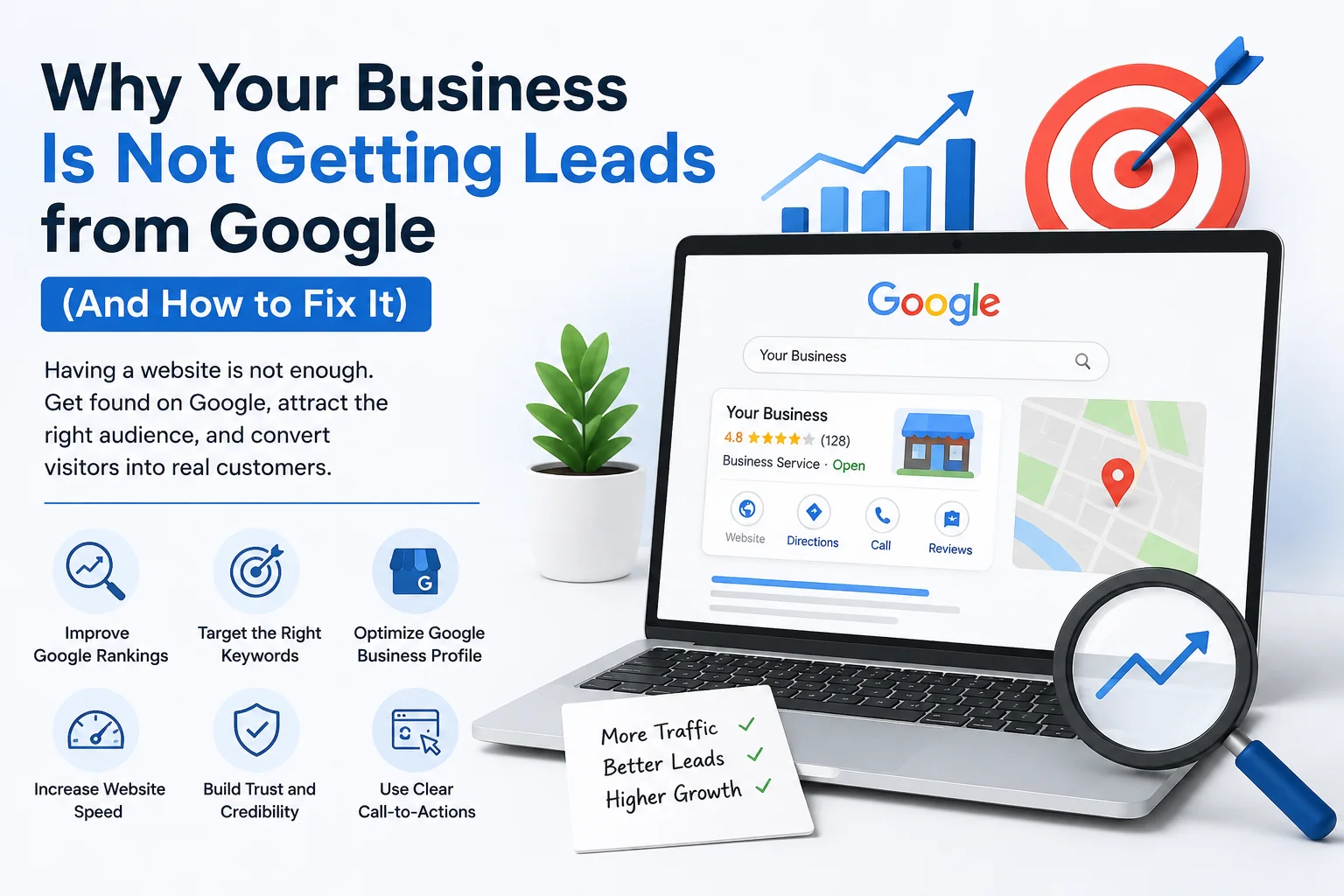 Why Your Business Is Not Getting Leads from Google (And How to Fix It)