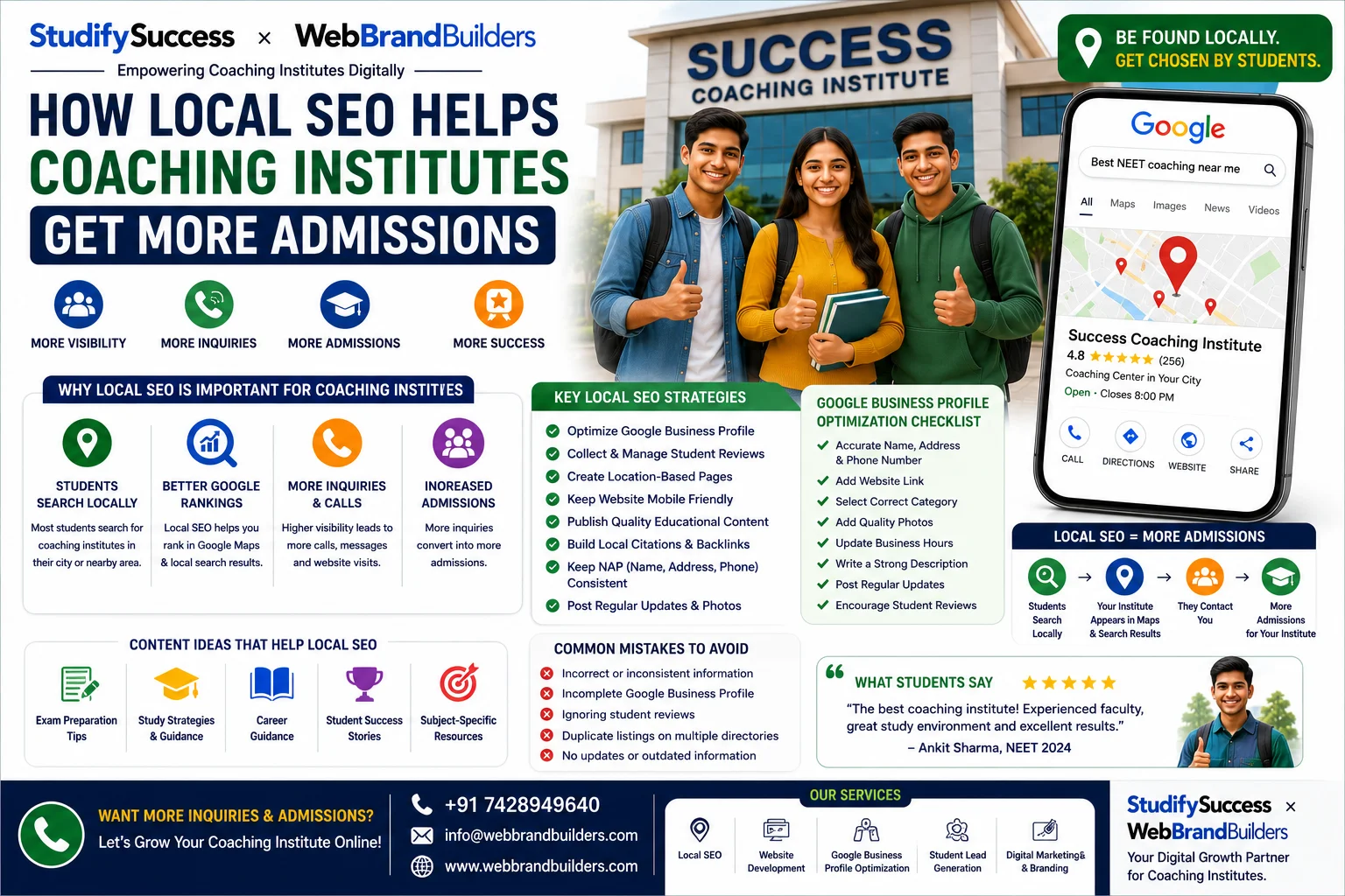 How Local SEO Helps Coaching Institutes Get More Admissions