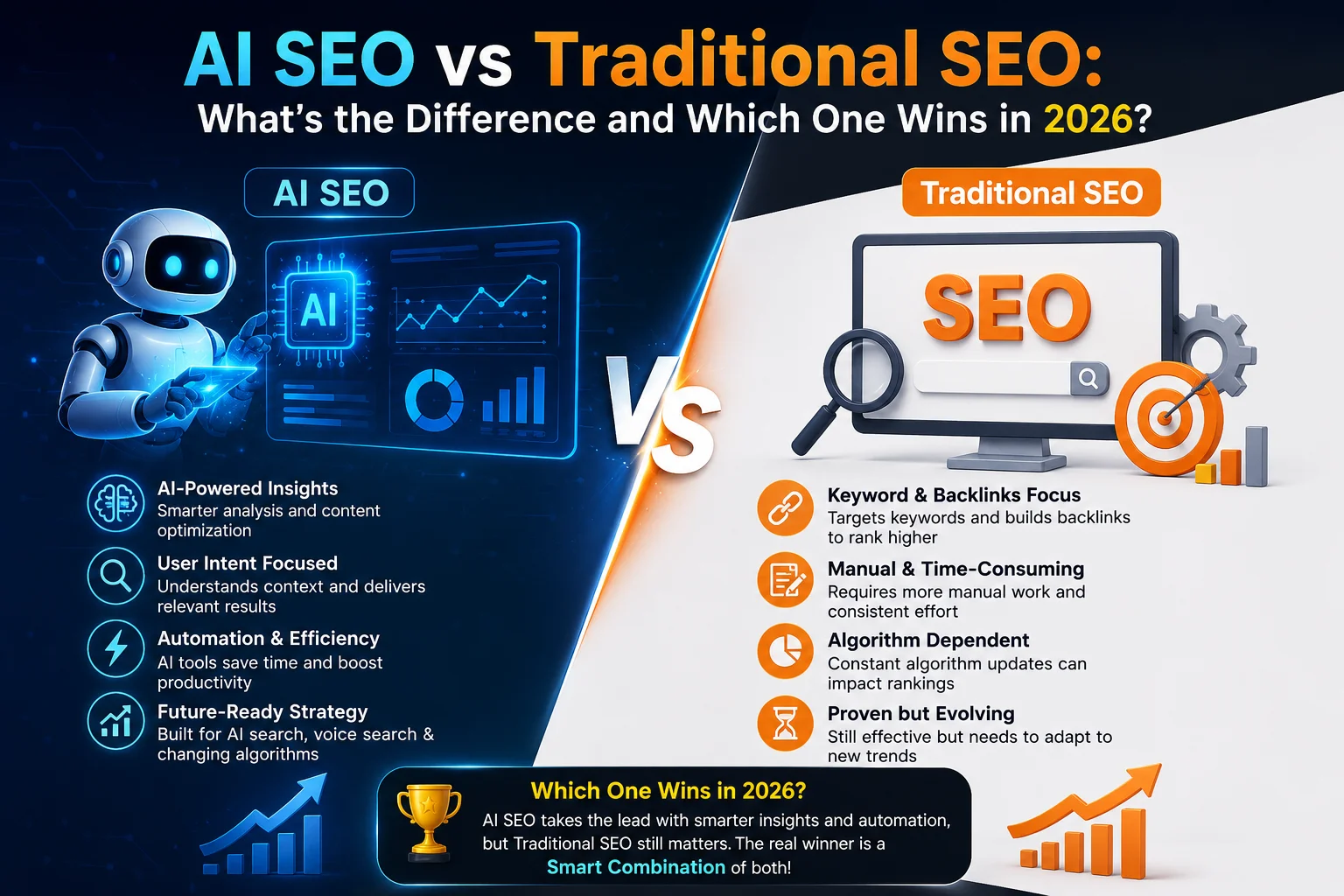 AI SEO vs Traditional SEO: What's the Difference and Which One Wins in 2026?