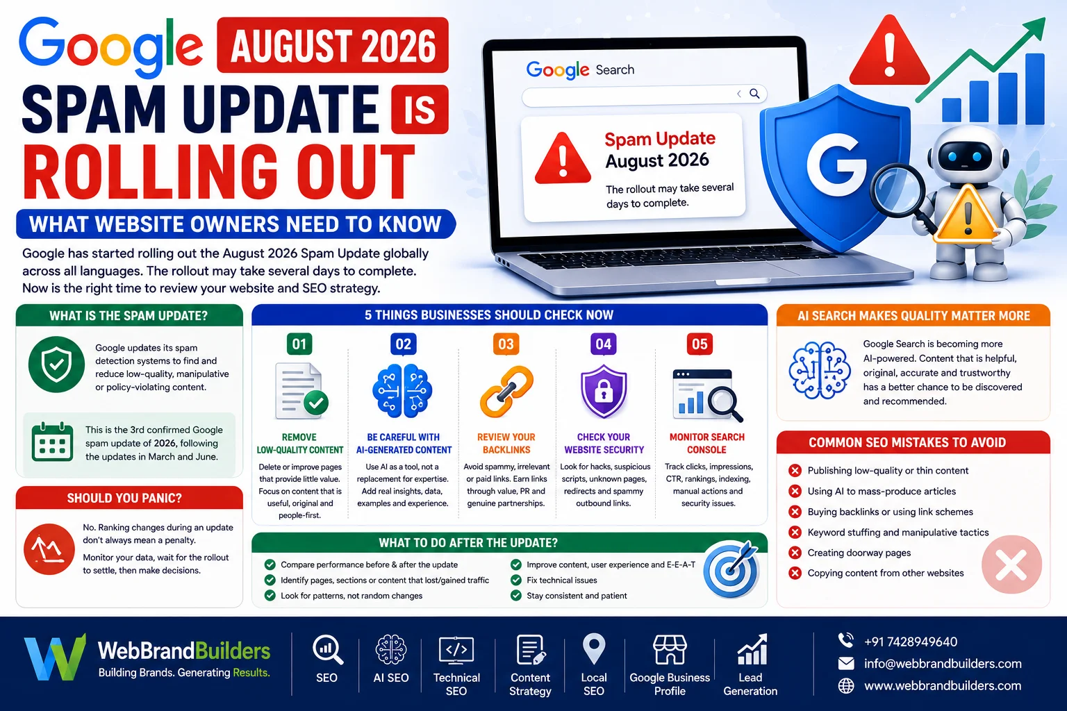 Google August 2026 Spam Update Is Rolling Out: What Website Owners Need to Know